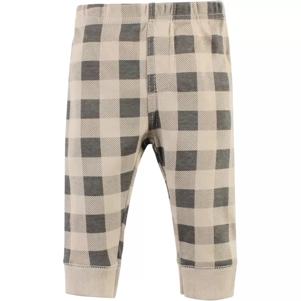 Hudson Baby Unisex Baby Unisex Baby Cotton Bodysuit, Pant and Shoe Set, Snuggle Bear, 0-3 Months