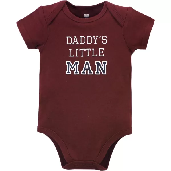Hudson Baby Unisex Baby Unisex Baby Cotton Bodysuit and Pant Set, Boy Daddy, 12-18 Months