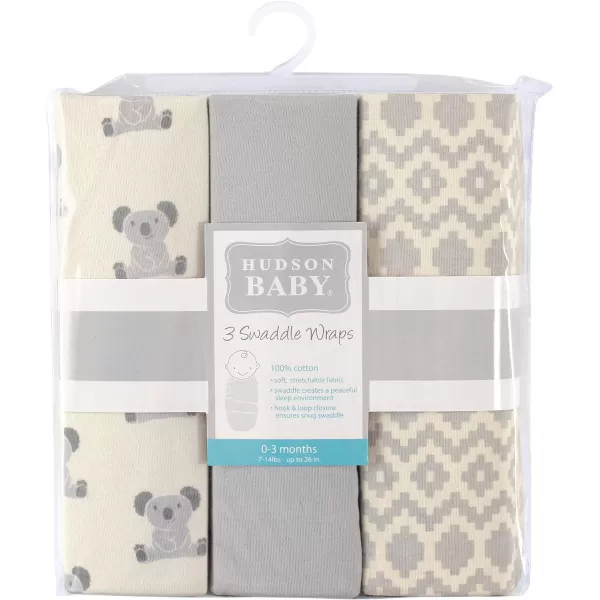Hudson Baby Unisex BabyCotton Swaddle Wrap