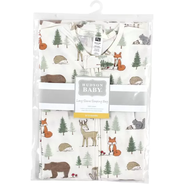 Hudson Baby Unisex BabyLong Sleeve Cotton Jersey Sleeping Bag