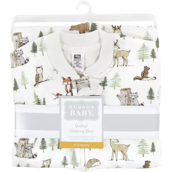 Hudson Baby Unisex BabyPremium Quilted Sleeveless Sleeping Bag and Wearable Blanket