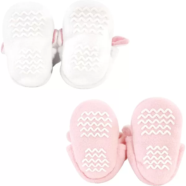 Hudson Baby Unisex-Child Cozy Fleece Booties Slipper Sock