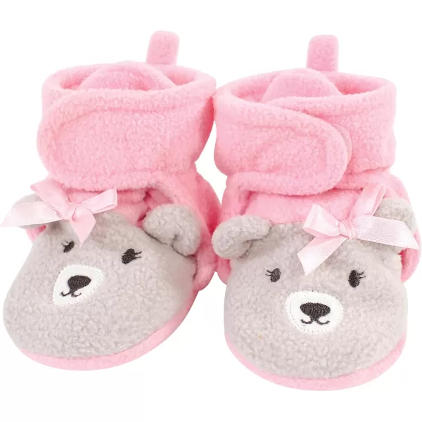 Hudson Baby Unisex-Child Cozy Fleece Booties Slipper Sock