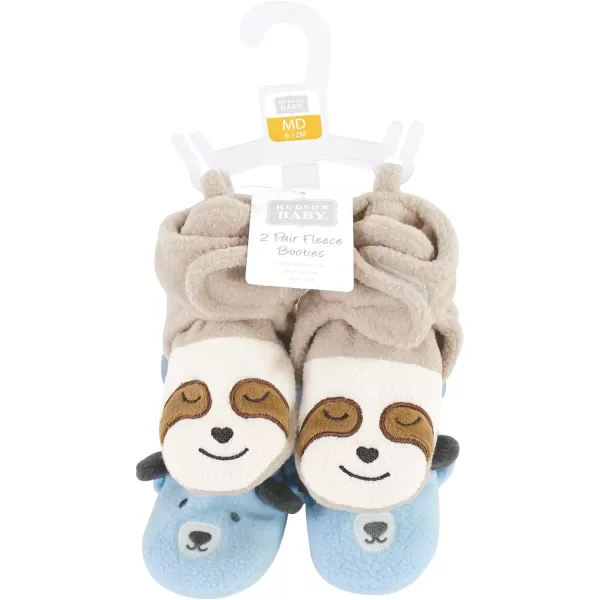 Hudson Baby Unisex-Child Cozy Fleece Booties Slipper Sock