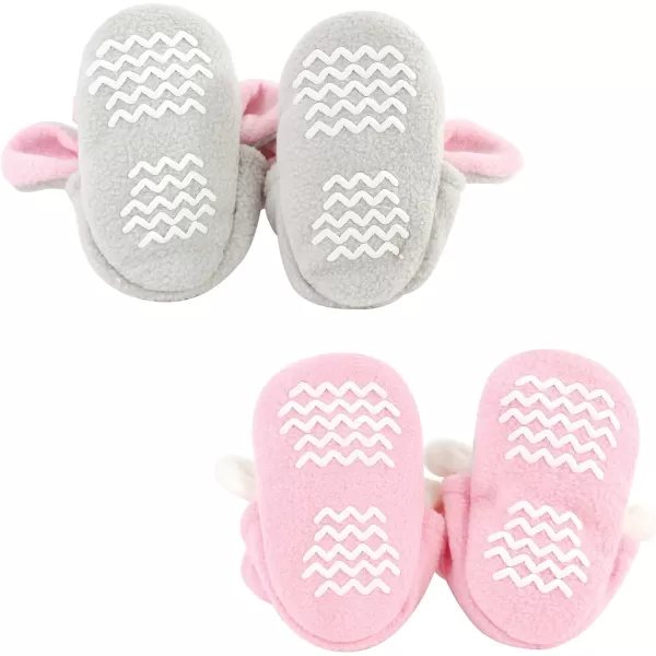 Hudson Baby Unisex-Child Cozy Fleece Booties Slipper Sock