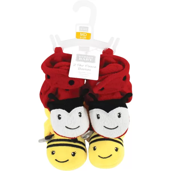 Hudson Baby Unisex-Child Cozy Fleece Booties Slipper Sock