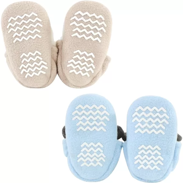 Hudson Baby Unisex-Child Cozy Fleece Booties Slipper Sock