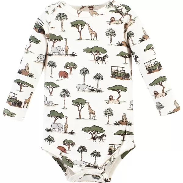 Hudson Baby Unisex Cotton Bodysuit and Pant Set