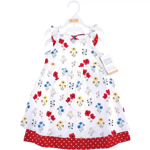 Hudson Baby baby-girls Cotton Dresses and LeggingsCasual Dress