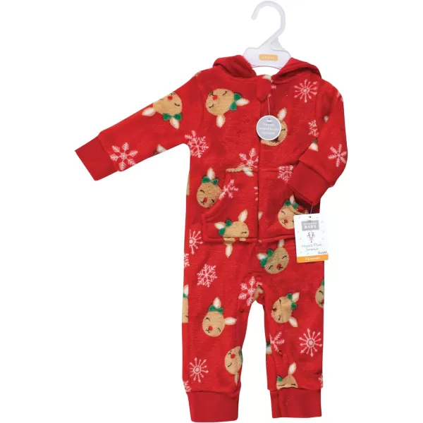 Hudson Baby baby-girls Plush Jumpsuits