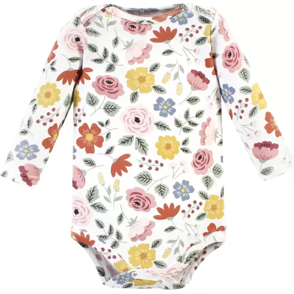 Hudson Baby baby-girls Unisex Baby Cotton Bodysuit and Pant Set, Bonita, Newborn