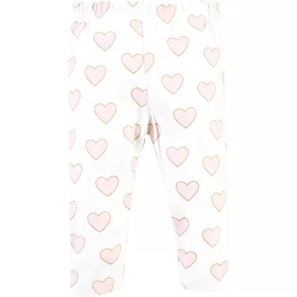 Hudson Baby baby-girls Unisex Baby Cotton Bodysuit and Pant Set, Daddys Little Princess, 0-3 Months