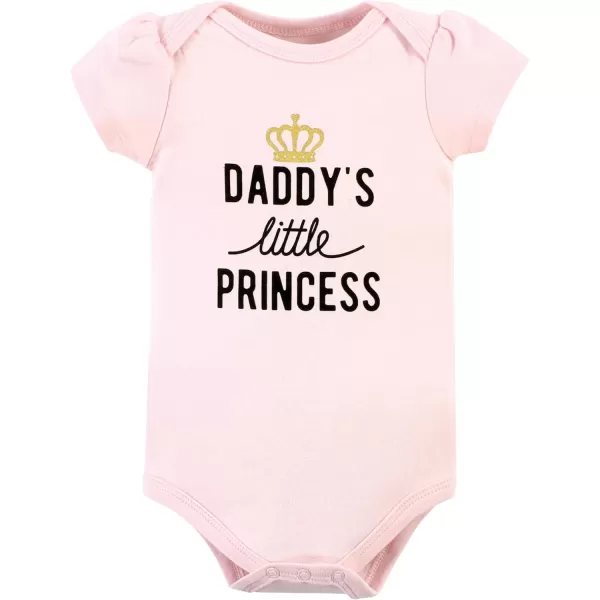 Hudson Baby baby-girls Unisex Baby Cotton Bodysuit and Pant Set, Daddys Little Princess, 18-24 Months
