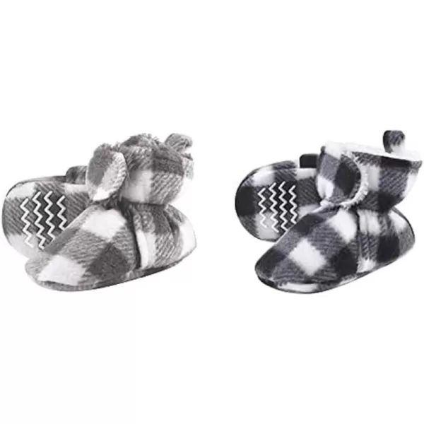 Hudson Baby Cozy Fleece and Sherpa Booties, 2-Pack