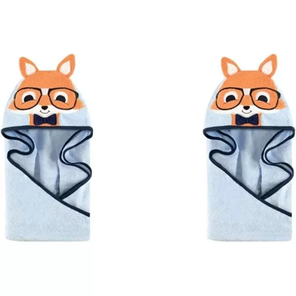 Hudson Baby Unisex Baby Cotton Animal Face Hooded Towel, Ladybug, One Size