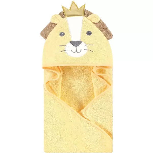 Hudson Baby Unisex Baby Cotton Animal Face Hooded Towel, Ladybug, One Size