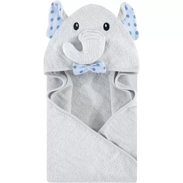 Hudson Baby Unisex Baby Cotton Animal Face Hooded Towel, Ladybug, One Size
