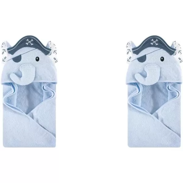 Hudson Baby Unisex Baby Cotton Animal Face Hooded Towel, Ladybug, One Size