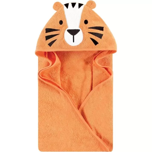 Hudson Baby Unisex Baby Cotton Animal Face Hooded Towel, Ladybug, One Size