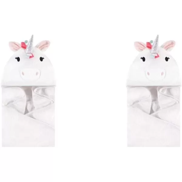 Hudson Baby Unisex Baby Cotton Animal Face Hooded Towel, Ladybug, One Size