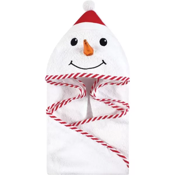 Hudson Baby Unisex Baby Cotton Animal Face Hooded Towel, Ladybug, One Size