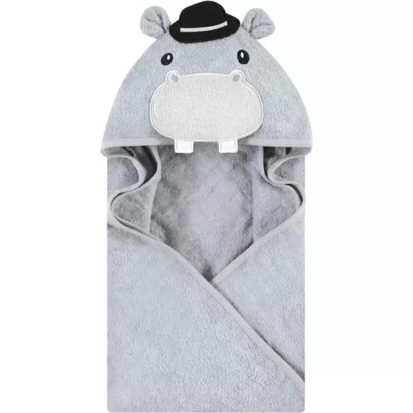 Hudson Baby Unisex Baby Cotton Animal Face Hooded Towel, Ladybug, One Size