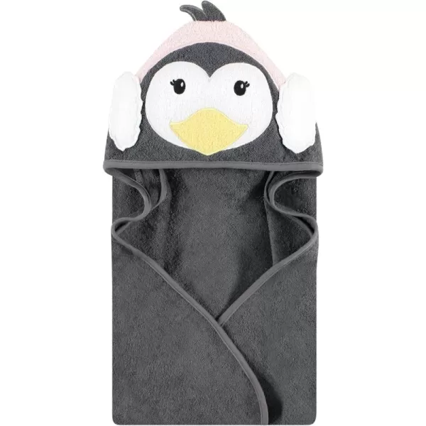 Hudson Baby Unisex Baby Cotton Animal Face Hooded Towel, Ladybug, One Size