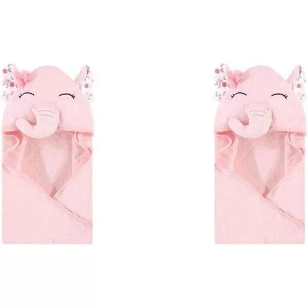 Hudson Baby Unisex Baby Cotton Animal Face Hooded Towel, Ladybug, One Size