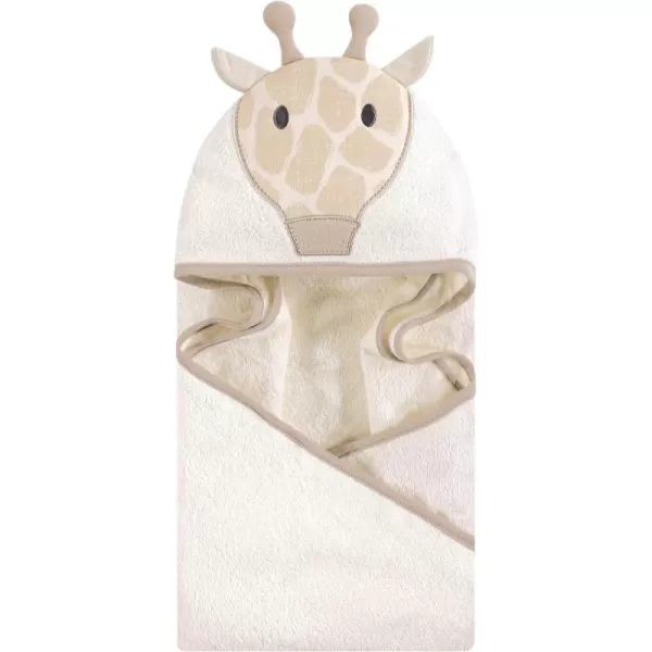Hudson Baby Unisex Baby Cotton Animal Face Hooded Towel, Ladybug, One Size