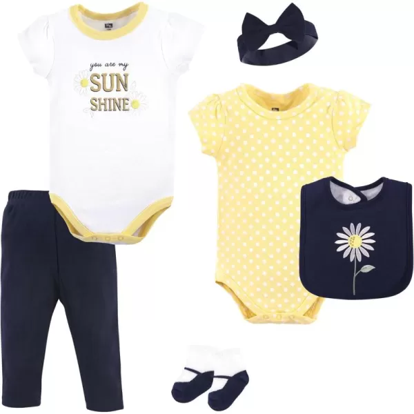 Hudson Baby Unisex Baby Cotton Bodysuit, Pant and Bib Set