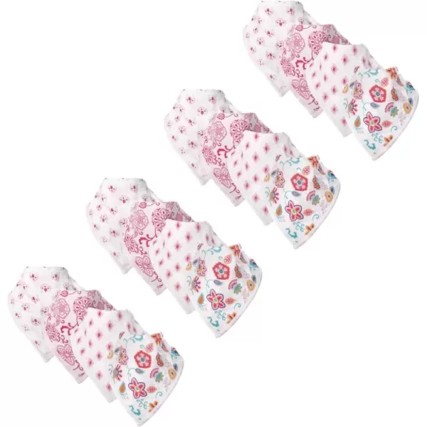 Hudson Baby Unisex Baby Muslin Cotton Bandana Bibs