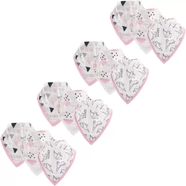 Hudson Baby Unisex Baby Muslin Cotton Bandana Bibs