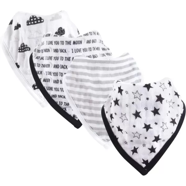 Hudson Baby Unisex Baby Muslin Cotton Bandana Bibs