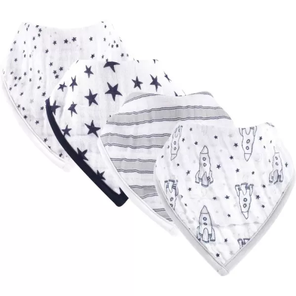 Hudson Baby Unisex Baby Muslin Cotton Bandana Bibs