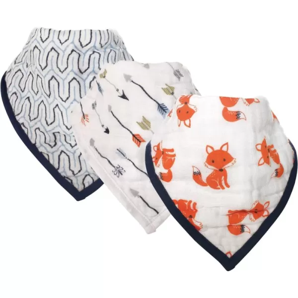 Hudson Baby Unisex Baby Muslin Cotton Bandana Bibs