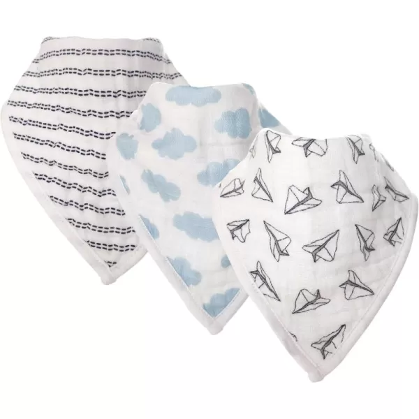 Hudson Baby Unisex Baby Muslin Cotton Bandana Bibs