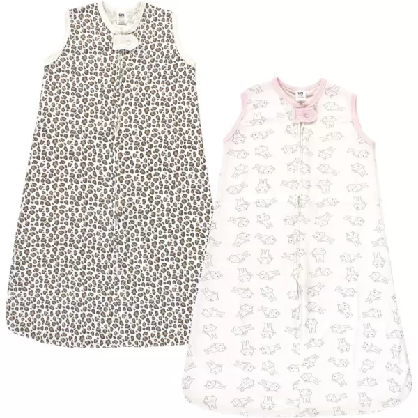 Hudson Baby Unisex BabyInterlock Cotton Sleeveless Sleeping Bag