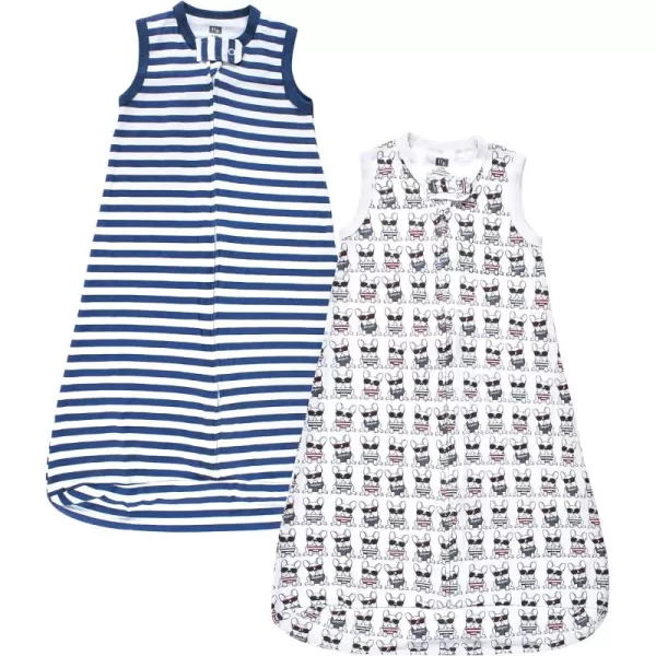 Hudson Baby Unisex BabyInterlock Cotton Sleeveless Sleeping Bag