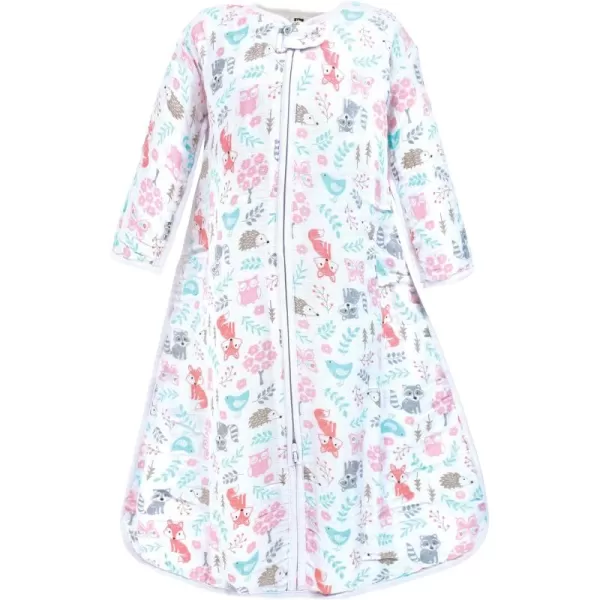 Hudson Baby Unisex BabyLong Sleeve Muslin Sleeping Bag, Wearable Blanket, Sleep Sack