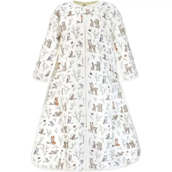 Hudson Baby Unisex BabyLong Sleeve Muslin Sleeping Bag, Wearable Blanket, Sleep Sack