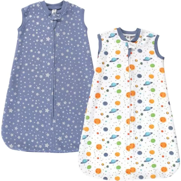 Hudson Baby Unisex BabyPremium Quilted Sleeveless Sleeping Bag and Wearable Blanket