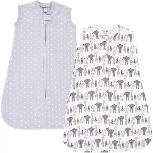 Hudson Baby Unisex BabyPremium Quilted Sleeveless Sleeping Bag and Wearable Blanket