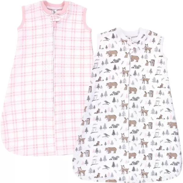 Hudson Baby Unisex BabyPremium Quilted Sleeveless Sleeping Bag and Wearable Blanket