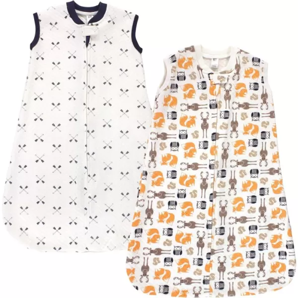 Hudson Baby Unisex BabyPremium Quilted Sleeveless Sleeping Bag and Wearable Blanket