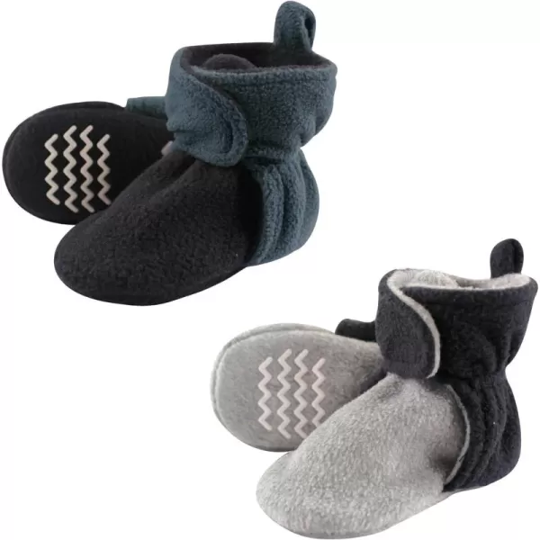 Hudson Baby Unisex-Child Cozy Fleece Booties Slipper Sock