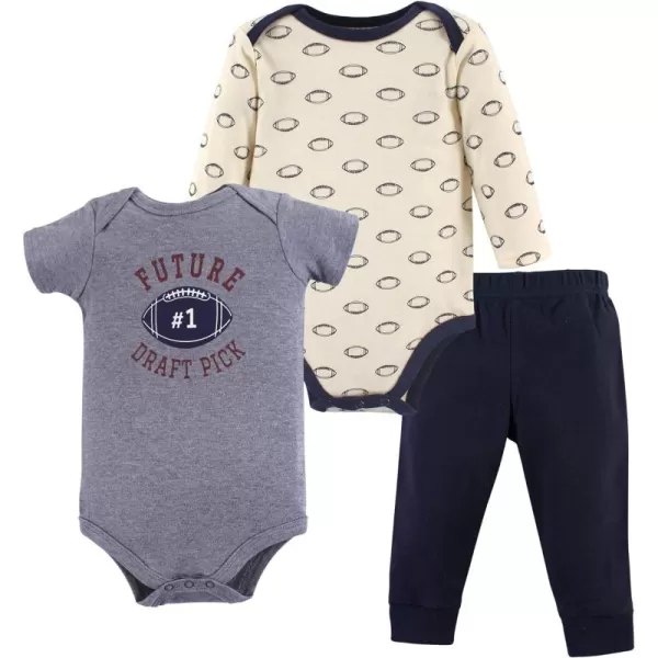 Hudson Baby Unisex Cotton Bodysuit and Pant Set