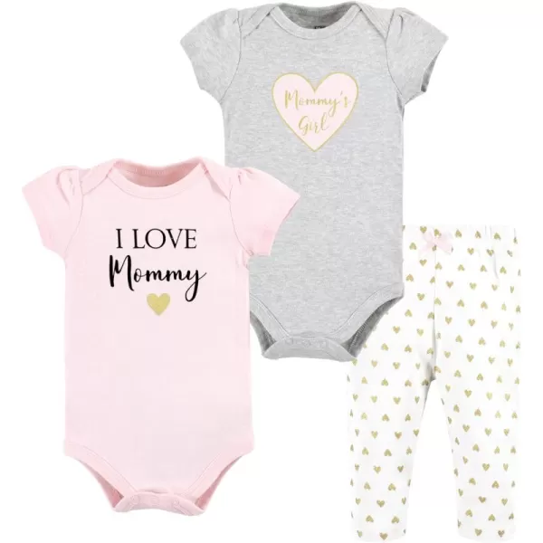 Hudson Baby Unisex Cotton Bodysuit and Pant Set