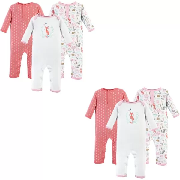 Hudson Baby baby-girls Cotton Coveralls