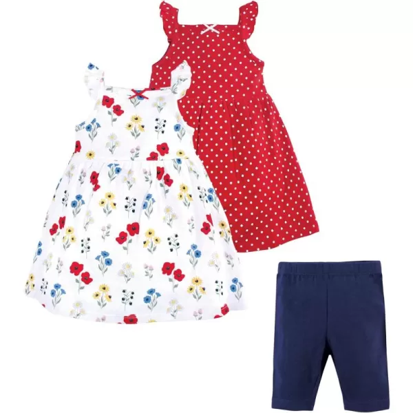 Hudson Baby baby-girls Cotton Dresses and LeggingsCasual Dress