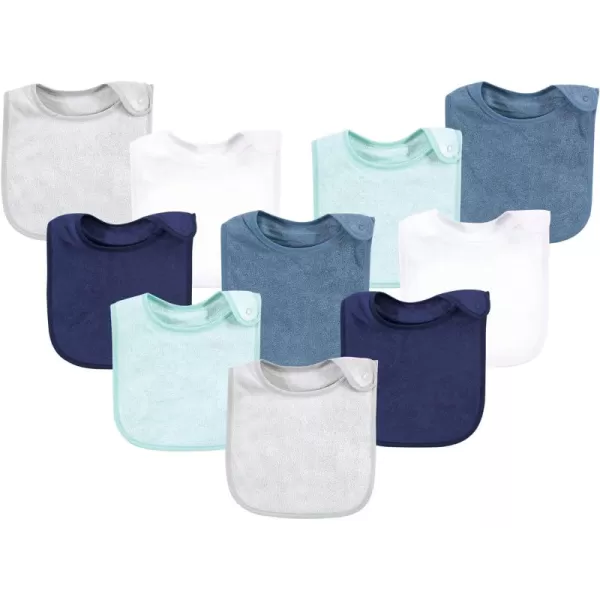 Hudson Baby unisex-baby Rayon from Bamboo Terry Bibs